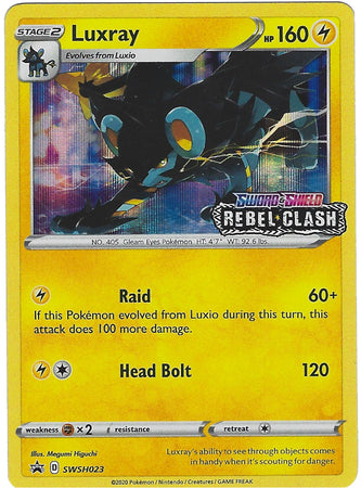 Luxray (SWSH023) (Prerelease Promo) [Sword & Shield: Black Star Promos] Pokémon
