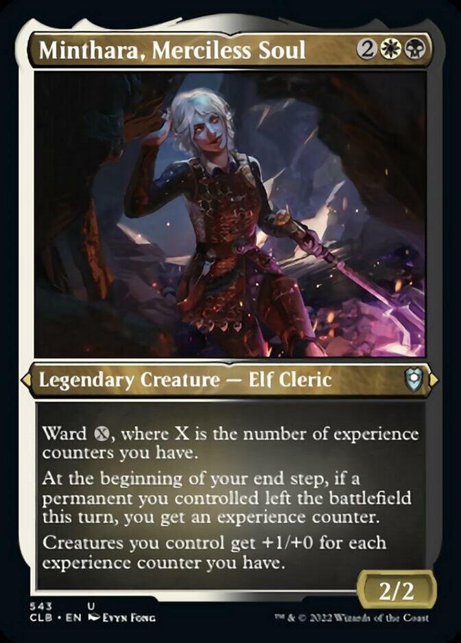 Minthara, Merciless Soul (Foil Etched) [Commander Legends: Battle for Baldur's Gate] Magic: The Gathering