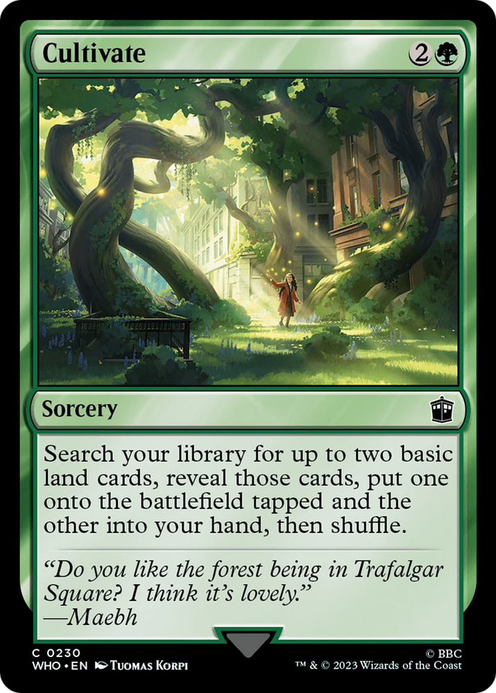 Cultivate [Doctor Who] Magic: The Gathering