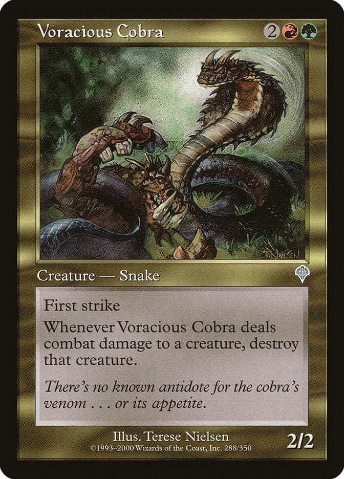 Voracious Cobra [Invasion] Magic: The Gathering