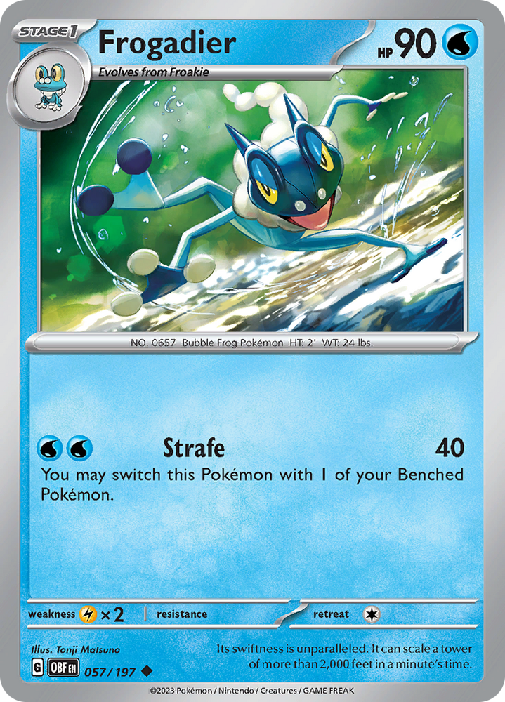 Frogadier (057/197) [Scarlet & Violet: Obsidian Flames] Pokémon