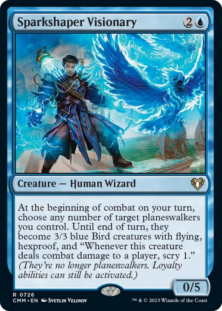 Sparkshaper Visionary [Commander Masters] Magic: The Gathering
