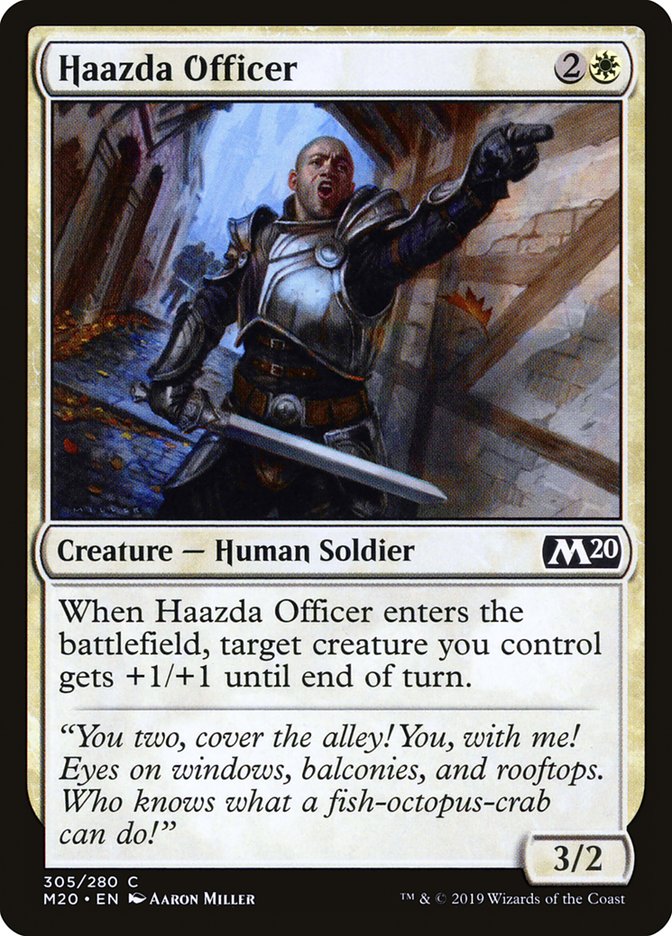 Haazda Officer [Core Set 2020] Magic: The Gathering