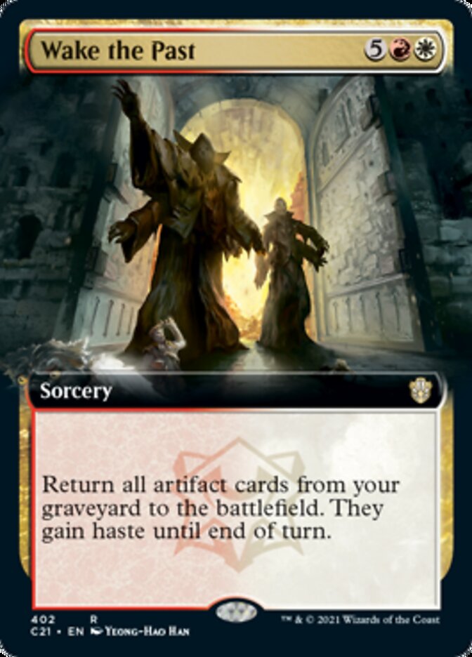 Wake the Past (Extended Art) [Commander 2021] Magic: The Gathering