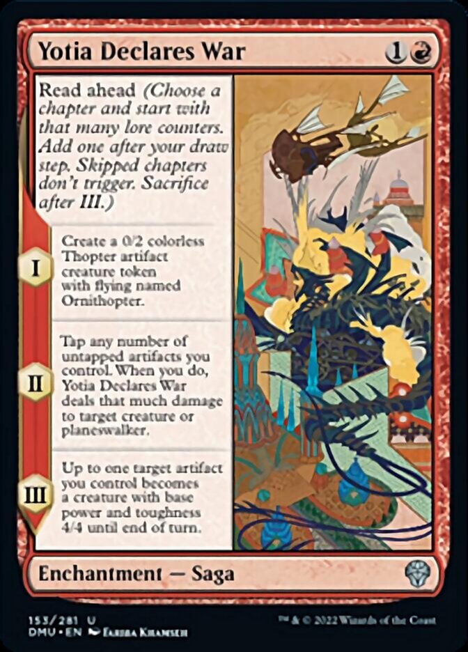 Yotia Declares War [Dominaria United] Magic: The Gathering