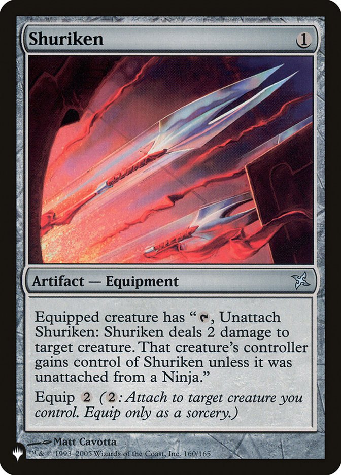Shuriken [The List] Magic: The Gathering