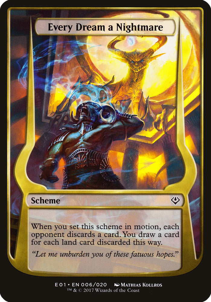 Every Dream a Nightmare (Schemes) [Archenemy: Nicol Bolas Schemes] Magic: The Gathering