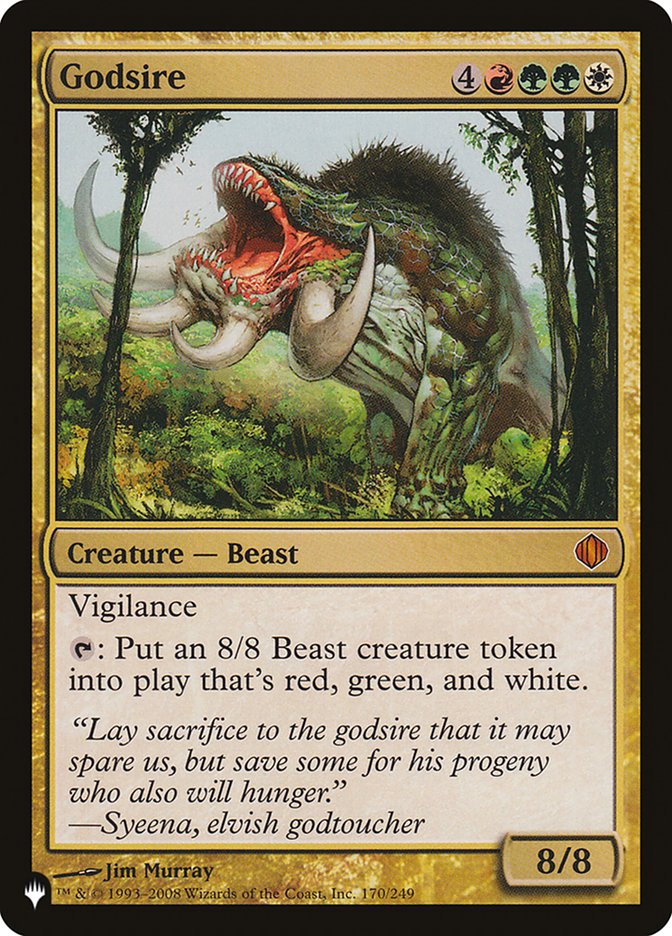 Godsire [The List] Magic: The Gathering