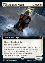 Enduring Angel // Angelic Enforcer (Extended Art) [Innistrad: Midnight Hunt] Magic: The Gathering