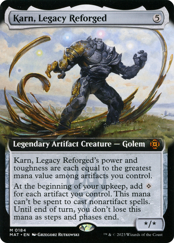 Karn, Legacy Reforged (Extended Art) [March of the Machine: The Aftermath] Magic: The Gathering