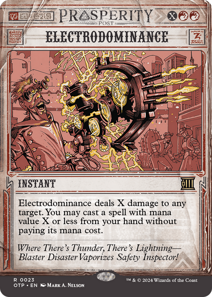 Electrodominance [Outlaws of Thunder Junction: Breaking News] Magic: The Gathering