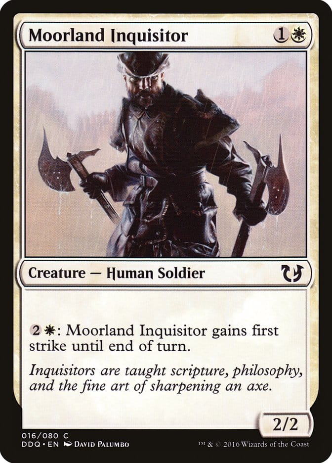 Moorland Inquisitor [Duel Decks: Blessed vs. Cursed] Magic: The Gathering