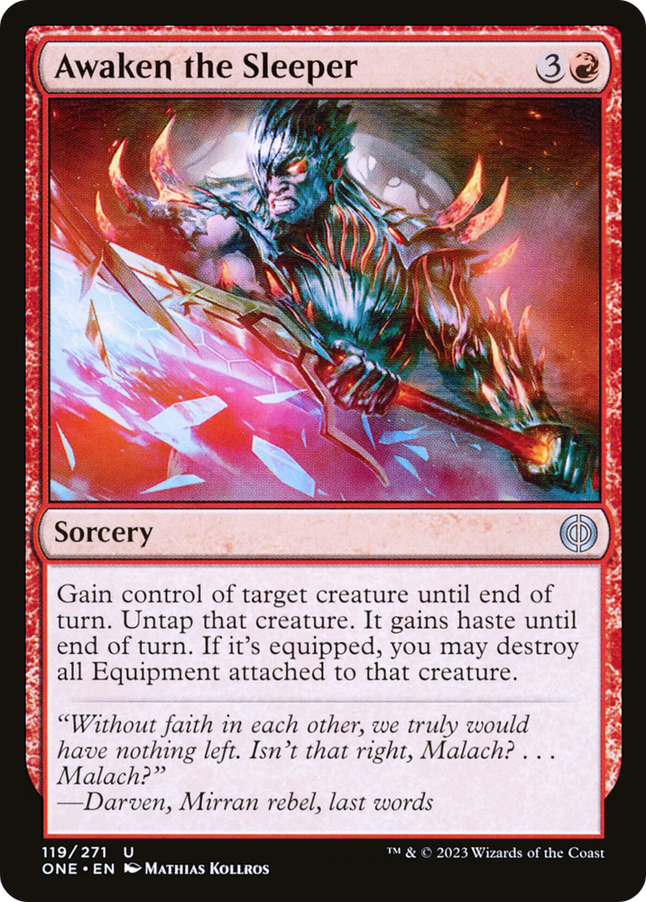 Awaken the Sleeper [Phyrexia: All Will Be One] Magic: The Gathering