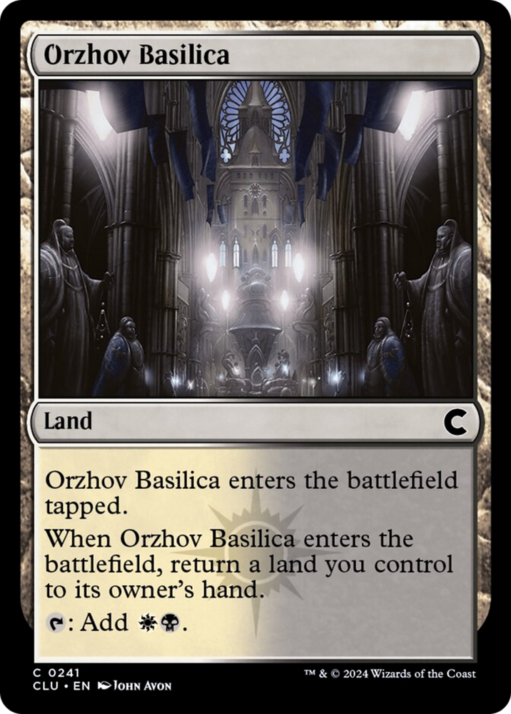 Orzhov Basilica [Ravnica: Clue Edition] Magic: The Gathering