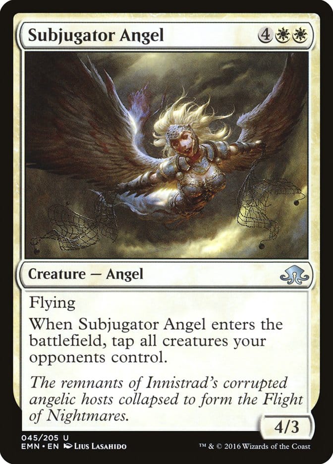 Subjugator Angel [Eldritch Moon] Magic: The Gathering