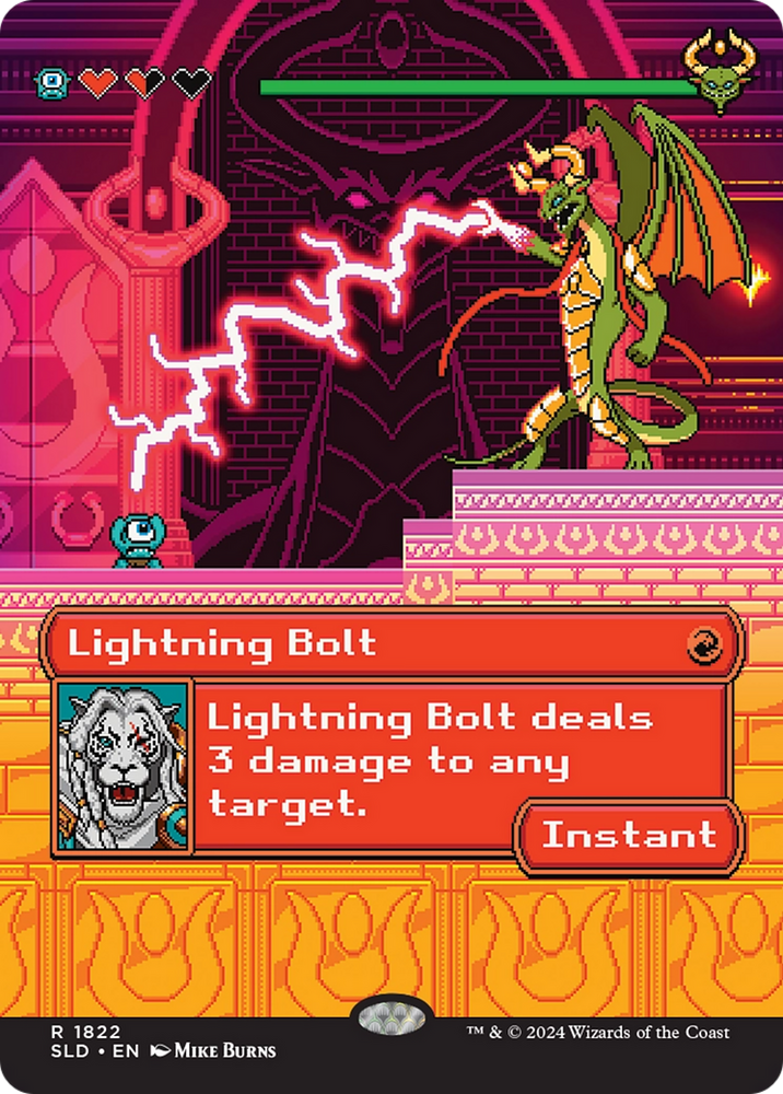 Lightning Bolt (1822) (Rainbow Foil) [Secret Lair Drop Series] Magic: The Gathering