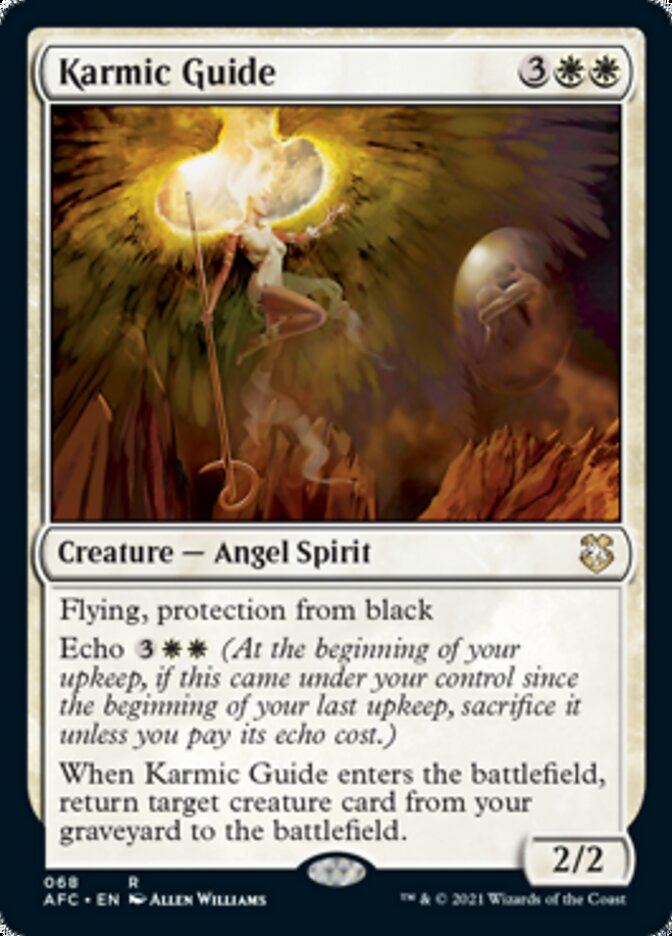Karmic Guide [Dungeons & Dragons: Adventures in the Forgotten Realms Commander] Magic: The Gathering