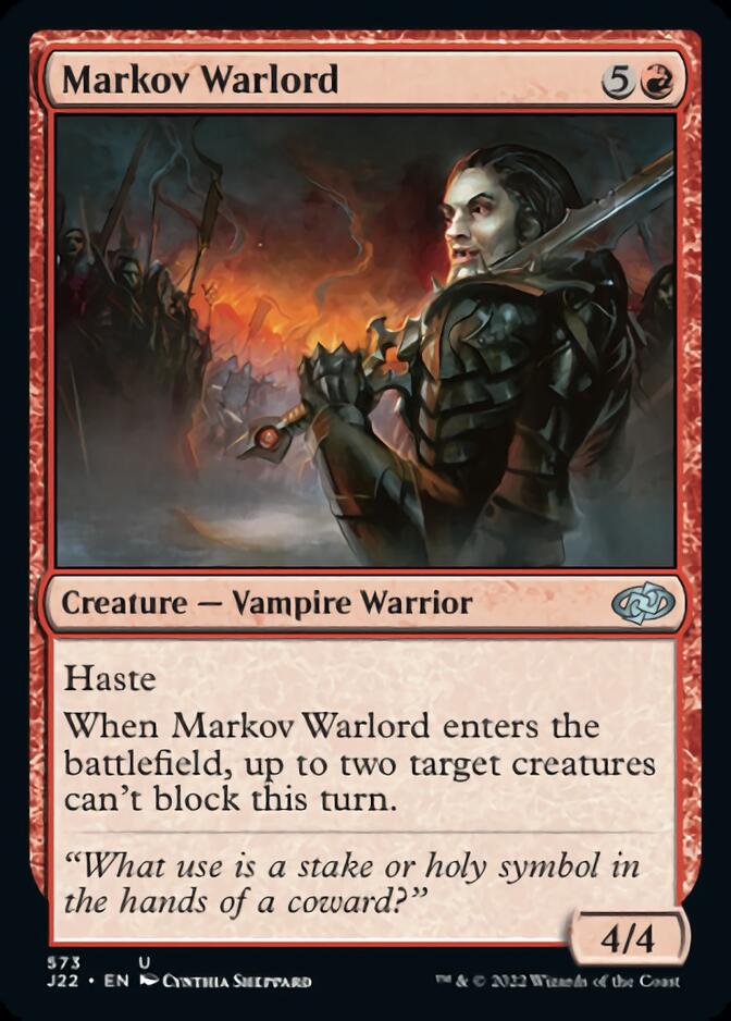 Markov Warlord [Jumpstart 2022] Magic: The Gathering
