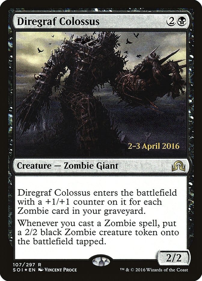 Diregraf Colossus [Shadows over Innistrad Prerelease Promos] Magic: The Gathering