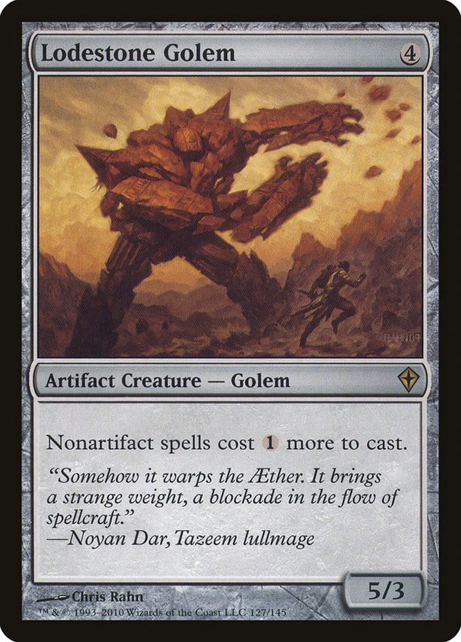 Lodestone Golem [Worldwake] Magic: The Gathering