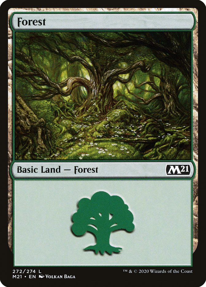 Forest (272) [Core Set 2021] Magic: The Gathering