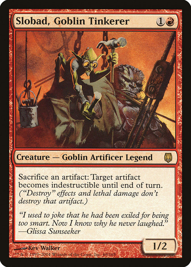Slobad, Goblin Tinkerer [Darksteel] Magic: The Gathering