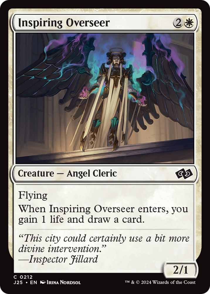 Inspiring Overseer [Foundations Jumpstart] Magic: The Gathering