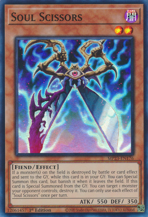 Soul Scissors [MP23-EN176] Super Rare - Yugioh Cards For Your TCG Needs!