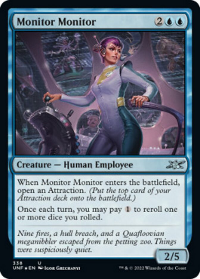Monitor Monitor (Galaxy Foil) [Unfinity] Magic: The Gathering