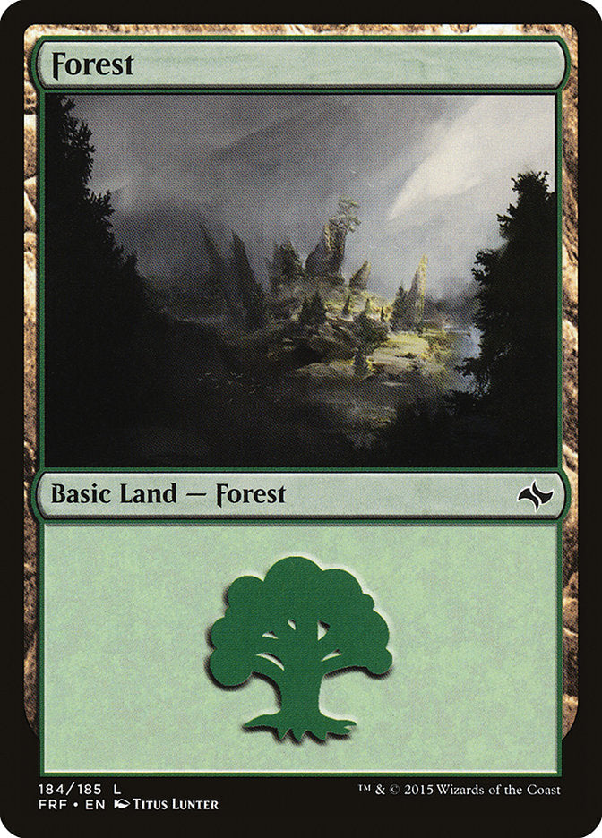 Forest (184) [Fate Reforged] Magic: The Gathering