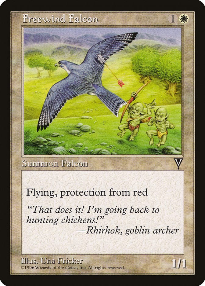 Freewind Falcon [Visions] Magic: The Gathering