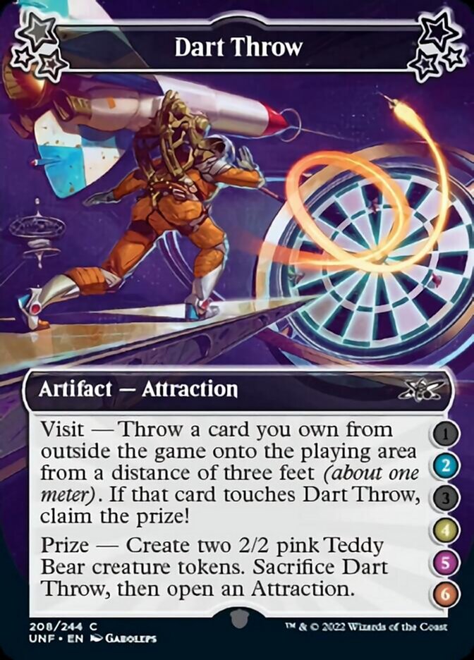 Dart Throw (2-4-5-6) [Unfinity] Magic: The Gathering