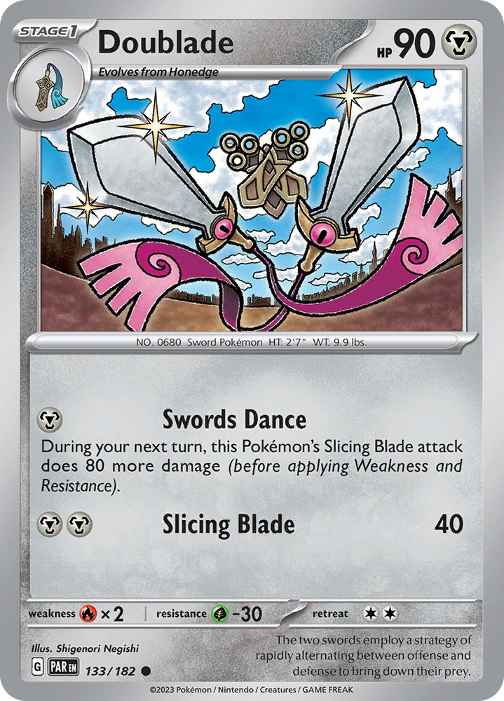 Doublade (133/182) [Scarlet & Violet: Paradox Rift] Pokémon