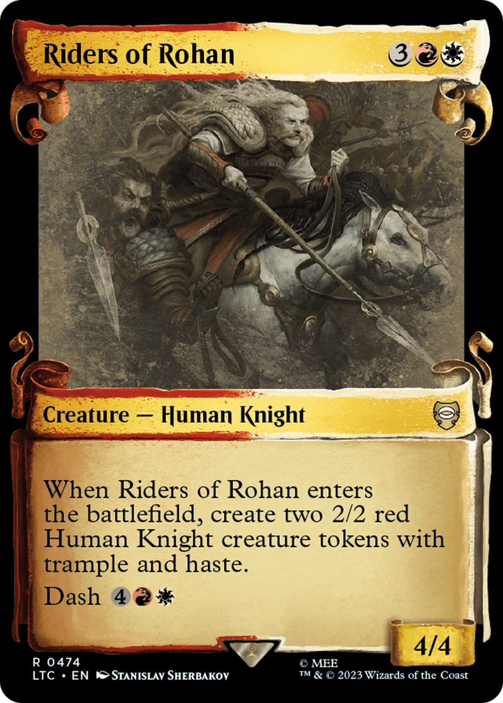 Riders of Rohan [The Lord of the Rings: Tales of Middle-Earth Commander Showcase Scrolls] Magic: The Gathering