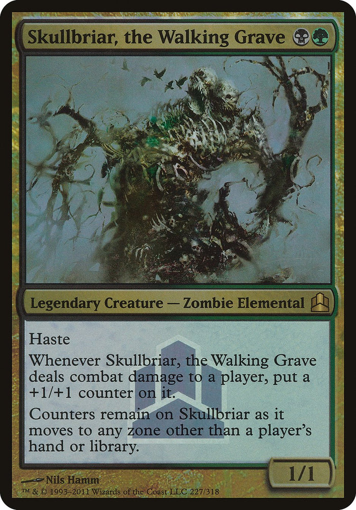Skullbriar, the Walking Grave (Launch) (Oversized) [Commander 2011 Oversized] Magic: The Gathering