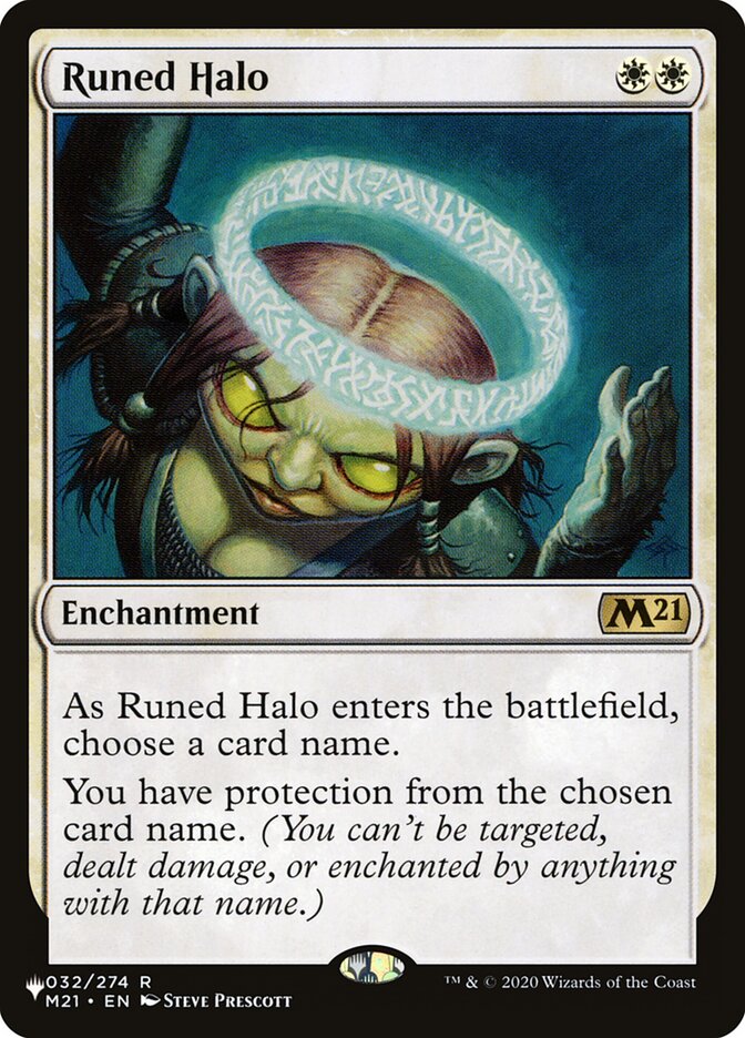 Runed Halo [The List] Magic: The Gathering
