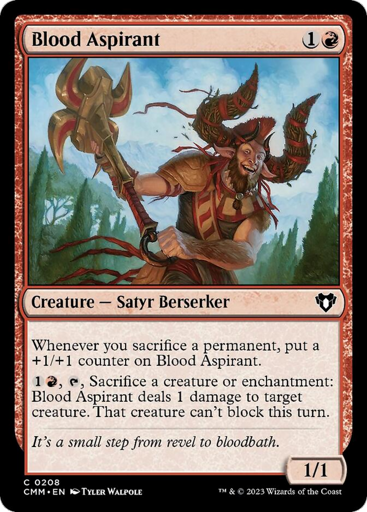 Blood Aspirant [Commander Masters] Magic: The Gathering