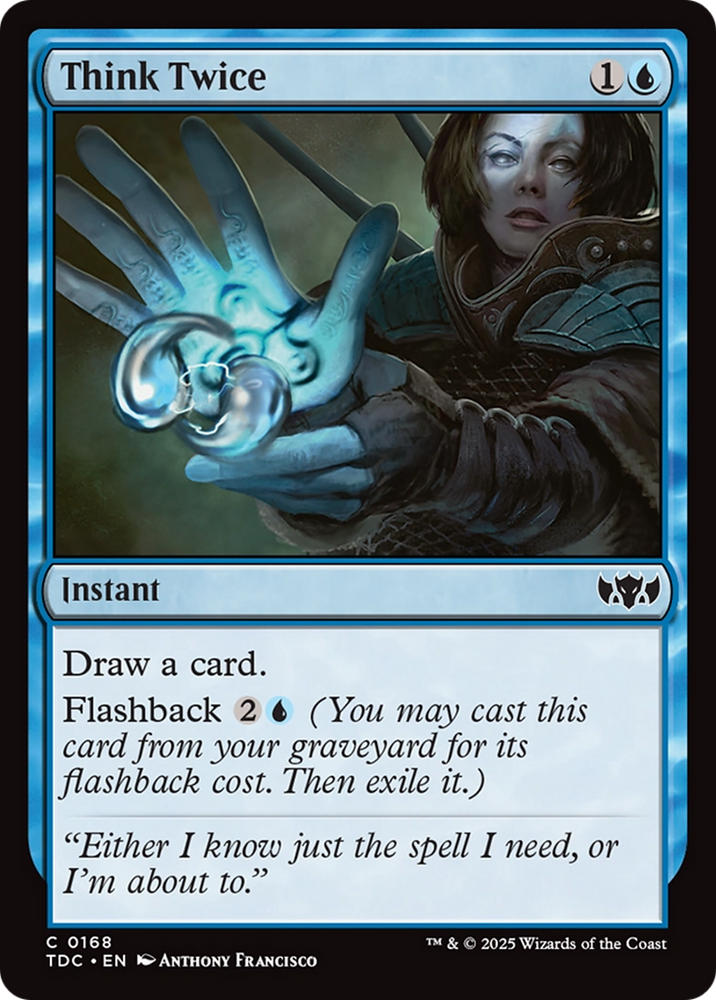 Think Twice [Tarkir: Dragonstorm Commander] Magic: The Gathering