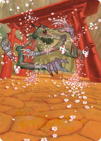 Path to Exile Art Card [Commander Masters Art Series] Magic: The Gathering