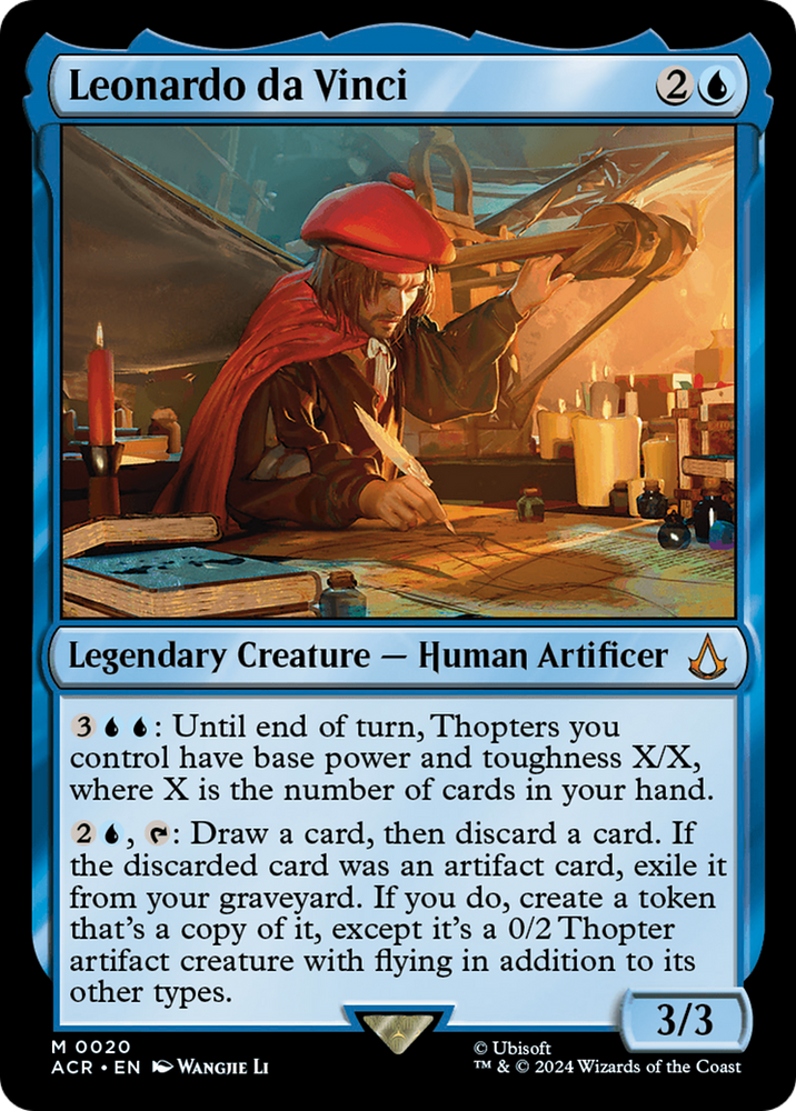 Leonardo da Vinci [Assassin's Creed] Magic: The Gathering