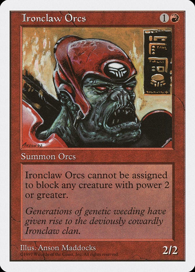 Ironclaw Orcs [Fifth Edition] Magic: The Gathering
