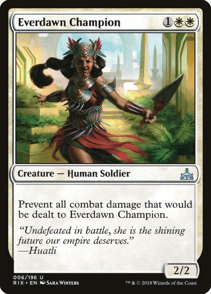 Everdawn Champion [Rivals of Ixalan] Magic: The Gathering