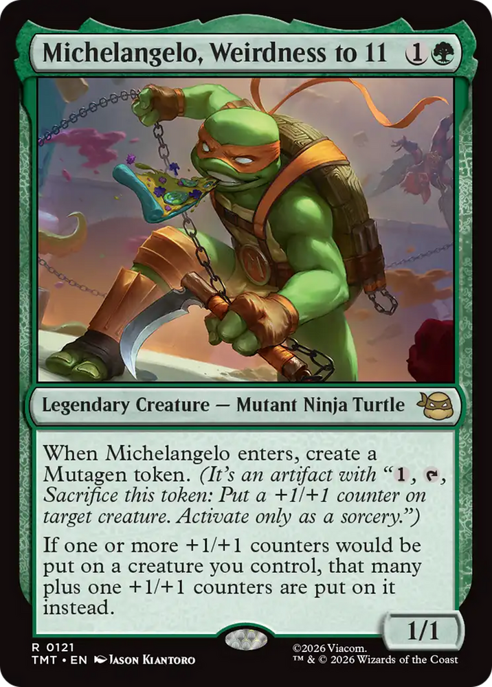Michelangelo, Weirdness to 11 [Teenage Mutant Ninja Turtles] Magic: The Gathering