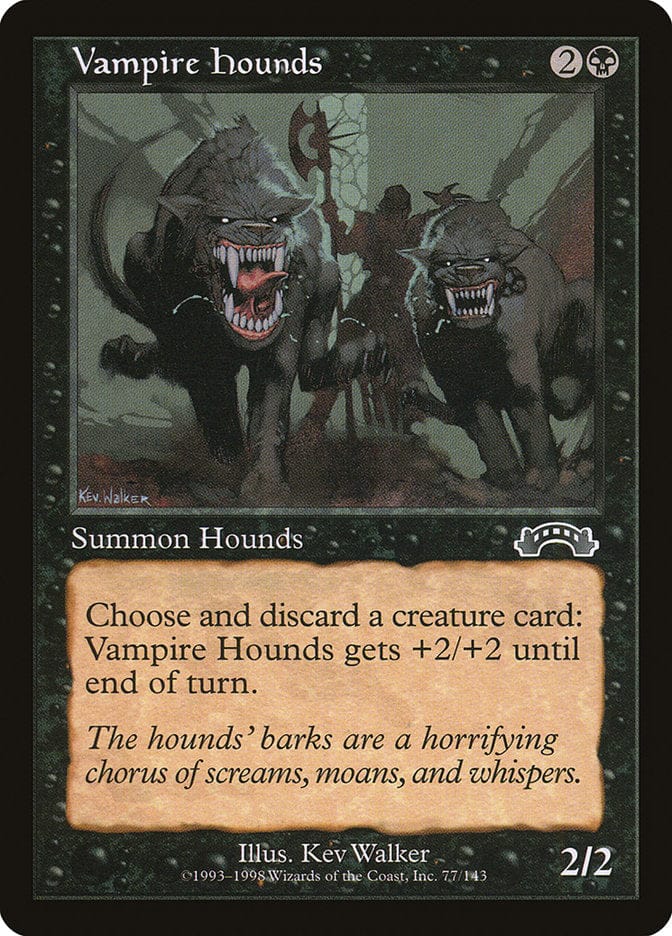 Vampire Hounds [Exodus] Magic: The Gathering