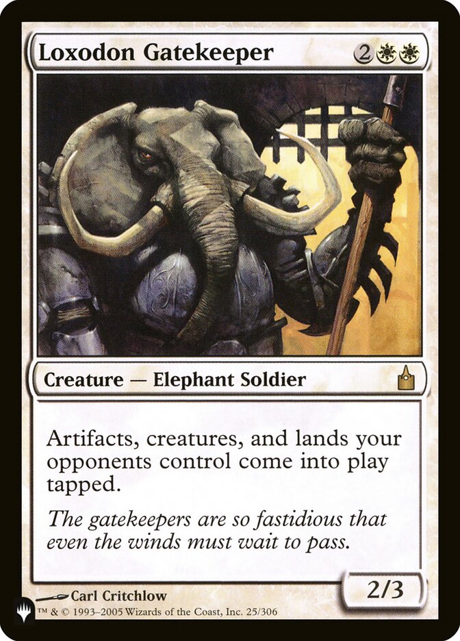Loxodon Gatekeeper [The List] Magic: The Gathering