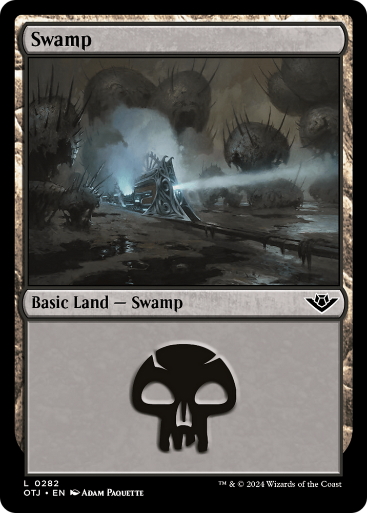 Swamp (0282) [Outlaws of Thunder Junction] Magic: The Gathering