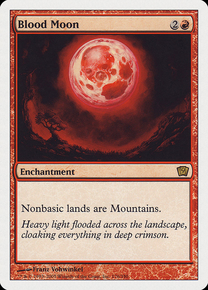 Blood Moon [Ninth Edition] Magic: The Gathering