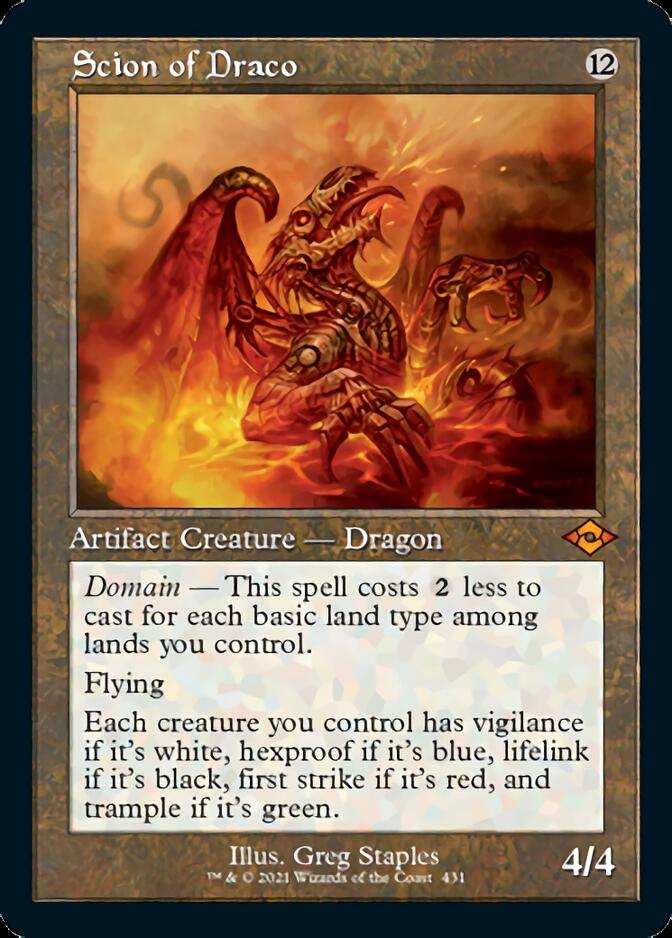 Scion of Draco (Retro) [Modern Horizons 2] Magic: The Gathering