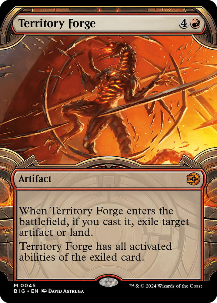 Territory Forge (Showcase) [Outlaws of Thunder Junction: The Big Score] Magic: The Gathering