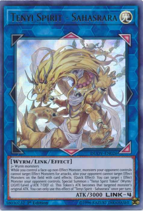Tenyi Spirit - Sahasrara [DUOV-EN026] Ultra Rare - Yugioh Cards For Your TCG Needs!